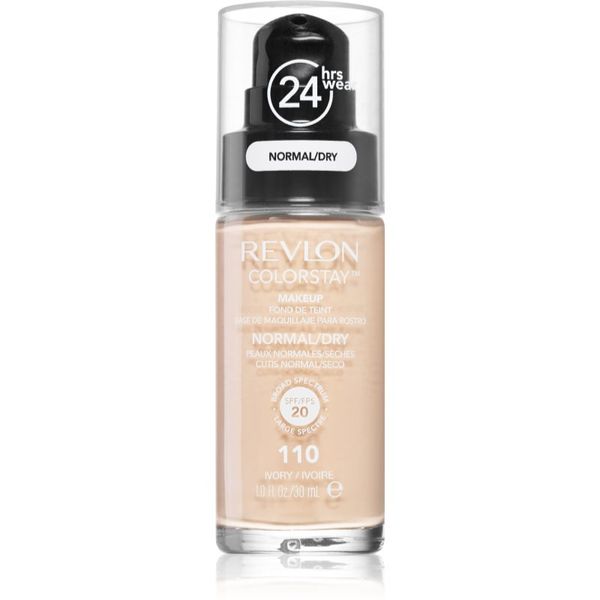 Revlon Cosmetics Revlon Cosmetics ColorStay™ dolgoobstojen tekoči puder za normalno do suho kožo odtenek 110 Ivory 30 ml