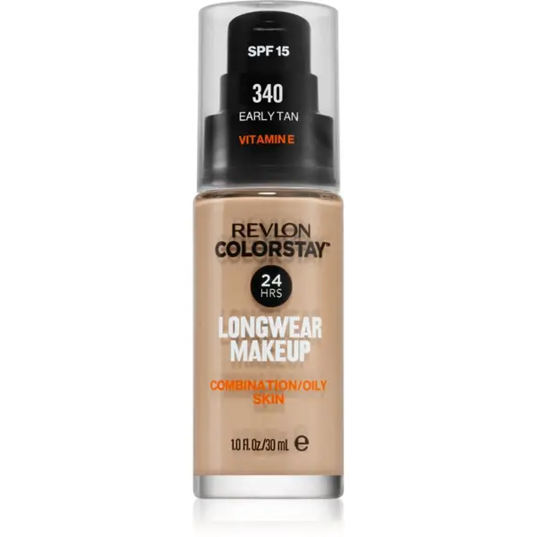 Revlon Cosmetics Revlon Cosmetics ColorStay™ SPF 15 dolgoobstojni matirajoči tekoči puder za mastno in mešano kožo odtenek 340 Early Tan 30 ml