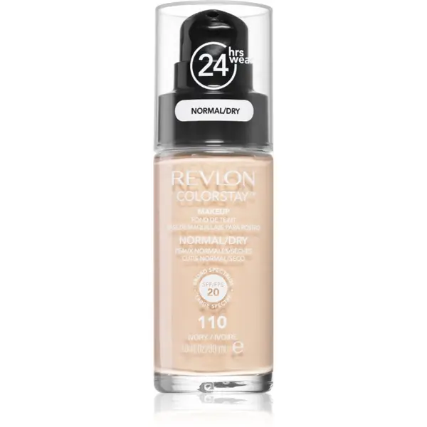 Revlon Cosmetics Revlon Cosmetics ColorStay™ SPF 20 dolgoobstojen tekoči puder za normalno do suho kožo odtenek 110 Ivory 30 ml