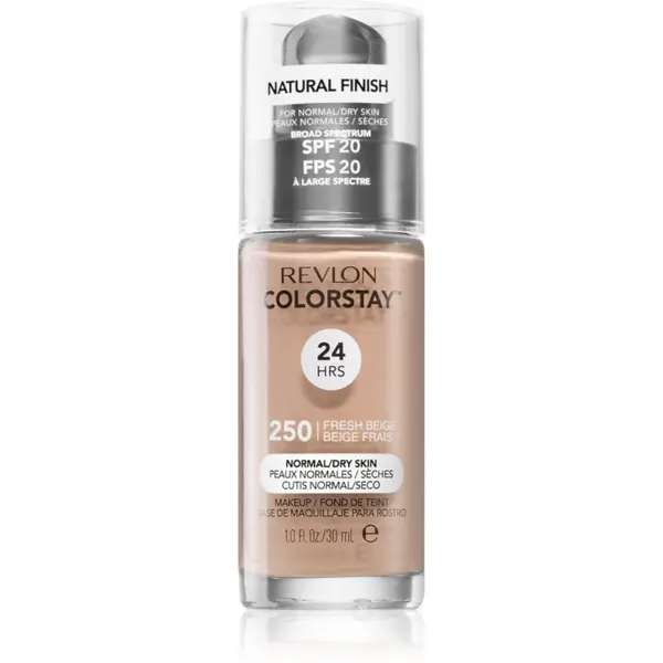 Revlon Cosmetics Revlon Cosmetics ColorStay™ SPF 20 dolgoobstojen tekoči puder za normalno do suho kožo odtenek 250 Fresh Beige 30 ml