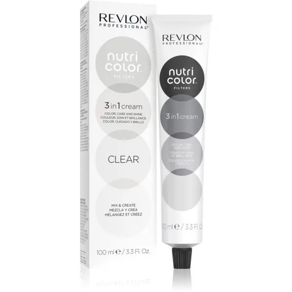 Revlon Professional Revlon Professional Nutri Color Filters Metal-Ice hranilna maska za profesionalno uporabo Clear 100 ml