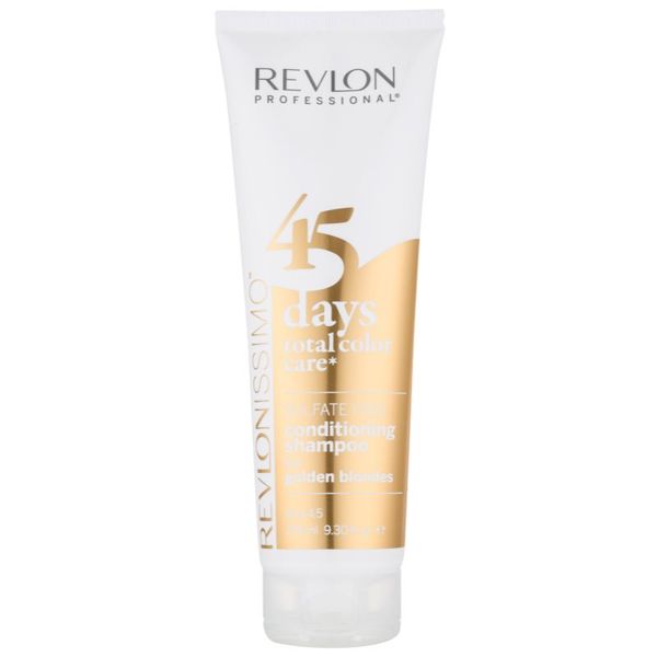 Revlon Professional Revlon Professional Revlonissimo Color Care šampon in balzam 2 v 1 za srednje in temno blond lase brez sulfatov 275 ml