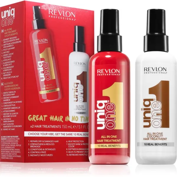 Revlon Professional Revlon Professional UniqOne Hair Treatment Pack darilni set za lase 1 kos