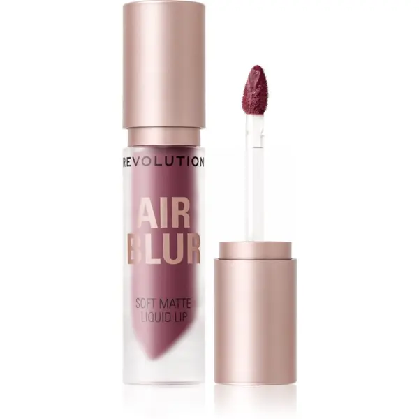Revolution Revolution Air Blur Liquid Lipstick lahka tekoča mat šminka odtenek Black Cherry 3.5 ml