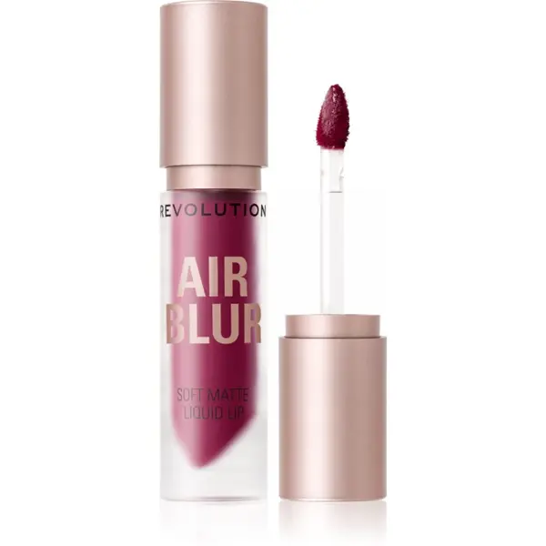 Revolution Revolution Air Blur Liquid Lipstick lahka tekoča mat šminka odtenek Rosewood 3.5 ml