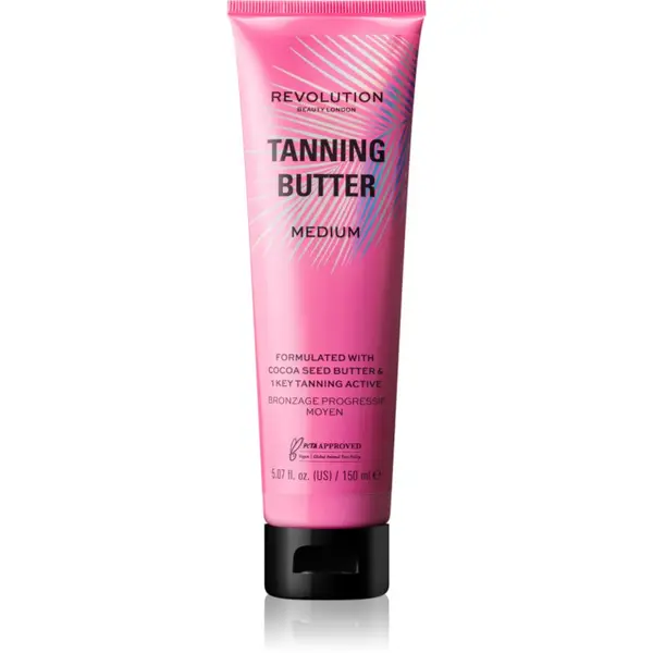 Revolution Revolution Beauty Tanning Butter hranilno maslo za telo z učinkom samoporjavitve odtenek Light/Medium 150 ml