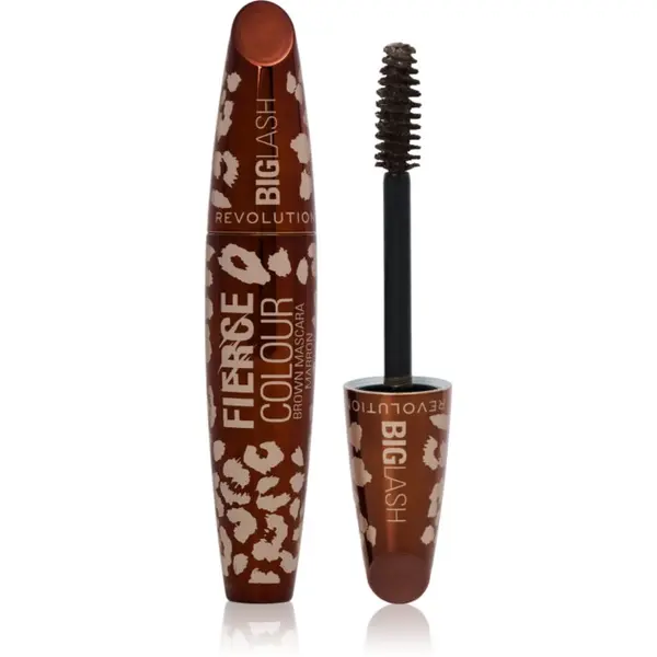 Revolution Revolution Big Lash Fierce Volume maskara za volumen in goste trepalnice odtenek Mocha Muse 9 g