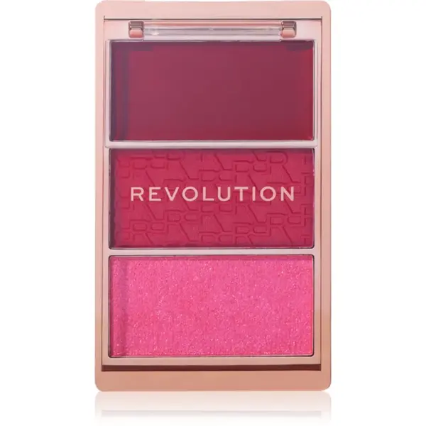 Revolution Revolution Blush Icon Palette paleta rdečil odtenek My Cherry Truth 9.8 g