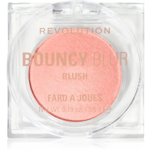 Revolution Revolution Bouncy Blur Rdečilo za posvetlitev odtenek Light as a Cloud Peachy Pink 5.5 g