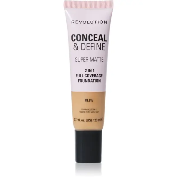 Revolution Revolution Conceal & Define matirajoči tekoči puder odtenek F9.7W 23 ml