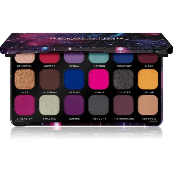 Revolution Revolution Forever Flawless paleta senčil za oči odtenek Constellation 18x1.1 g