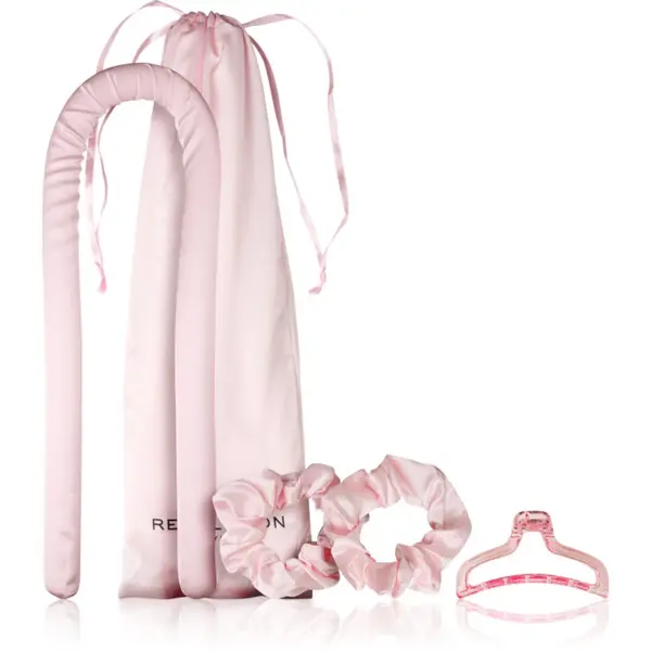 Revolution Haircare Revolution Haircare Curl Enhance darilni set za oblikovanje valovitih las odtenek Pink 4 kos