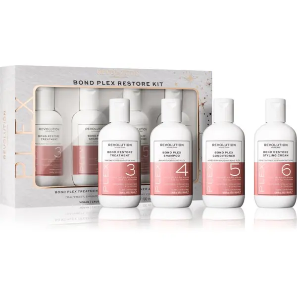 Revolution Haircare Revolution Haircare Plex Bond Restore Kit set za suhe in poškodovane lase