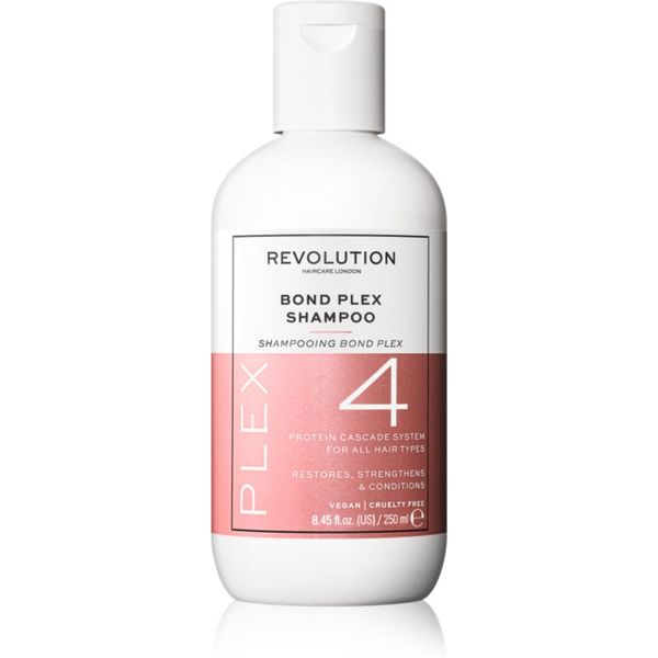 Revolution Haircare Revolution Haircare Plex No.4 Bond Shampoo intenzivno hranilni šampon za suhe in poškodovane lase 250 ml