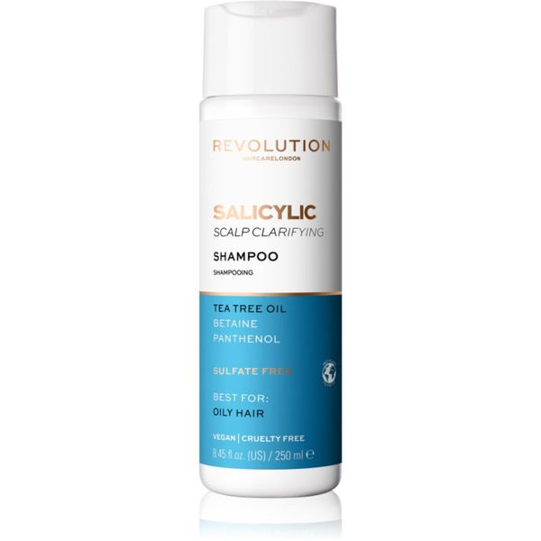 Revolution Haircare Revolution Haircare Skinification Salicylic čistilni šampon za mastne lase in lasišče 250 ml