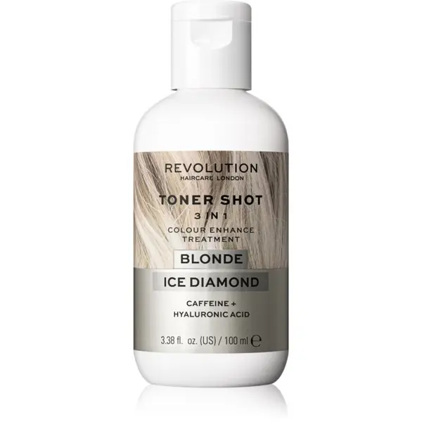 Revolution Haircare Revolution Haircare Toner Shot Blonde Ice Diamond hranilna maska 3v1 odtenek Ice Diamond 100 ml