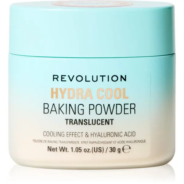 Revolution Revolution Hydra Cool Loose Baking Powder posvetlitveni puder v prahu s hladilnim učinkom 30 g