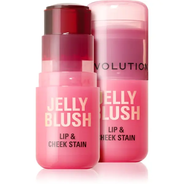 Revolution Revolution Jelly Blush rdečilo v paličici za ustnice in lica odtenek Peach Orange 5.5 g