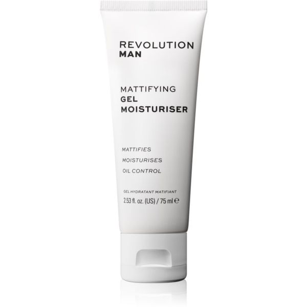 Revolution Man Revolution Man Mattifying lahka vlažilna gel krema za mastno kožo 75 ml