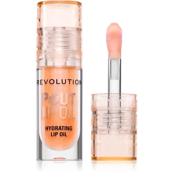 Revolution Revolution Pout Lip olje za ustnice z vlažilnim učinkom odtenek Honey Shimmer 3 ml