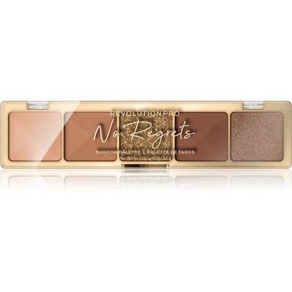 Revolution PRO Revolution PRO Glam paleta senčil za oči odtenek No Regrets Soft Nude 5,5 g