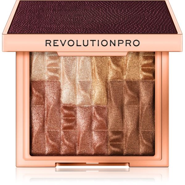 Revolution PRO Revolution PRO Goddess Glow posvetlitvena in bronz paleta odtenek Brick Sublime 8 g