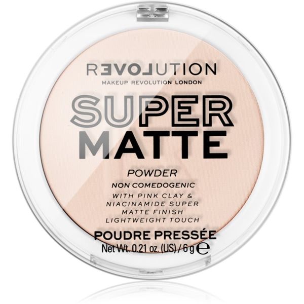 Revolution Relove Revolution Relove Super Matte Powder matirajoči puder odtenek Translucent 6 g