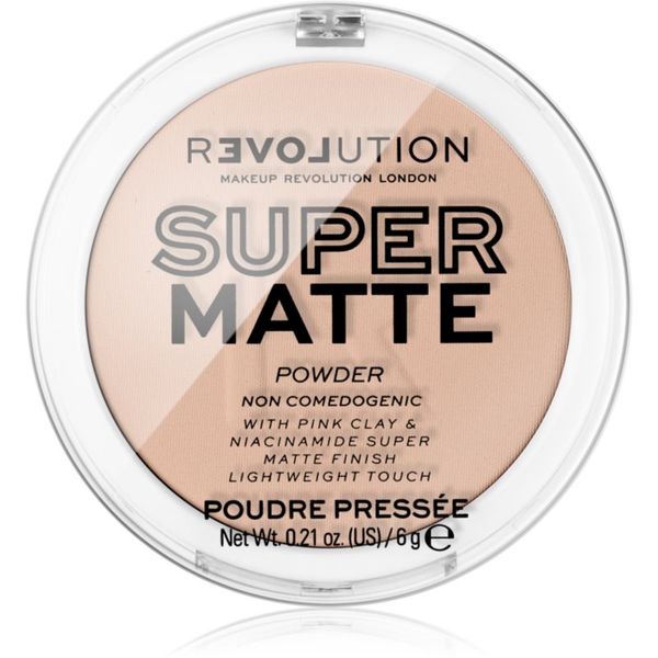 Revolution Relove Revolution Relove Super Matte Powder matirajoči puder odtenek Vanilla 6 g