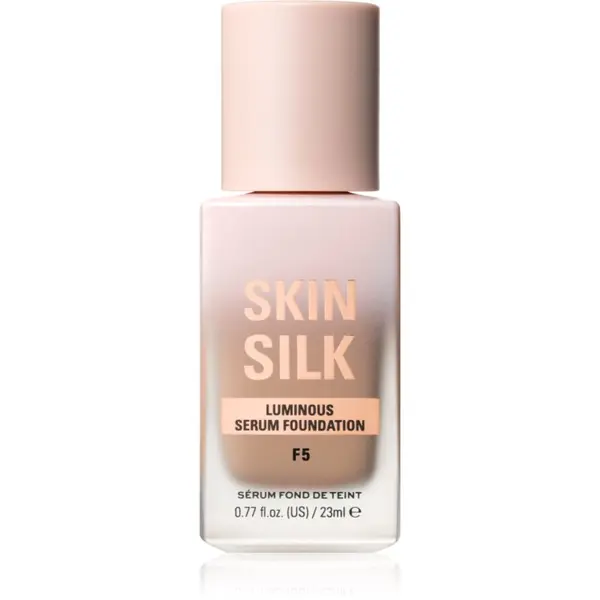 Revolution Revolution Skin Silk Serum Foundation lahki tekoči puder s posvetlitvenim učinkom odtenek F5 23 ml