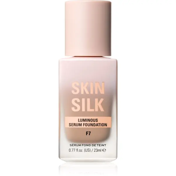 Revolution Revolution Skin Silk Serum Foundation lahki tekoči puder s posvetlitvenim učinkom odtenek F7 23 ml