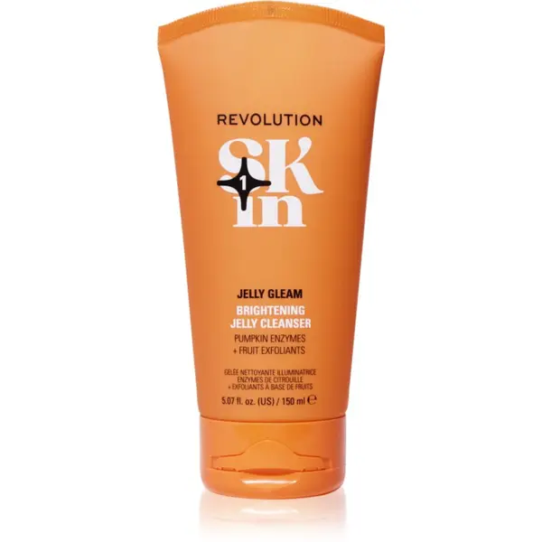 Revolution Skincare Revolution Skincare Be Bright Natural Fruit AHA Brightening Jelly Cleanser posvetlitveni čistilni gel 150 ml