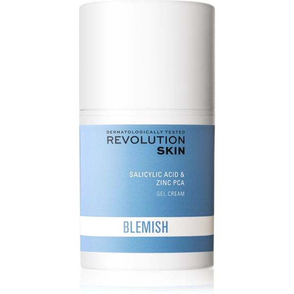 Revolution Skincare Revolution Skincare Blemish Salicylic Acid & Zinc PCA vlažilna gel krema za mastno in problematično kožo 50 ml