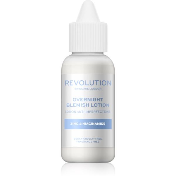 Revolution Skincare Revolution Skincare Blemish Zinc & Niacinamide nočna nega proti aknam 30 ml