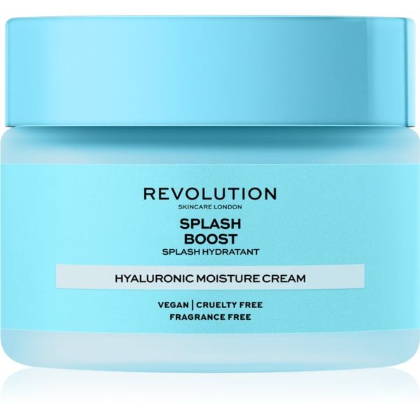 Revolution Skincare Revolution Skincare Boost Hyaluronic Acid Splash intenzivno vlažilna krema s hialuronsko kislino 50 ml
