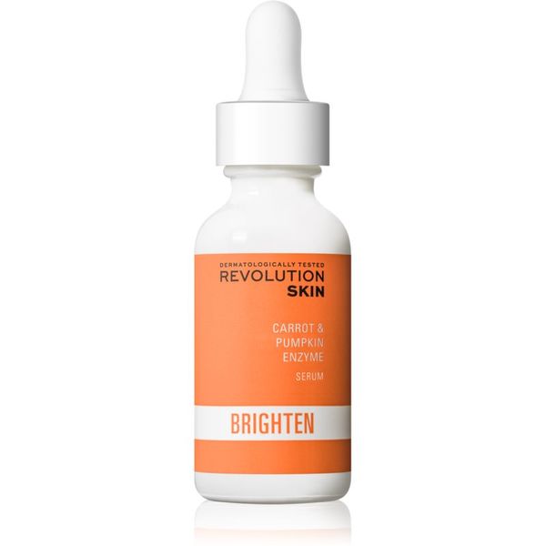 Revolution Skincare Revolution Skincare Brighten Carrot & Pumpkin Enzyme regeneracijski in posvetlitveni serum 30 ml