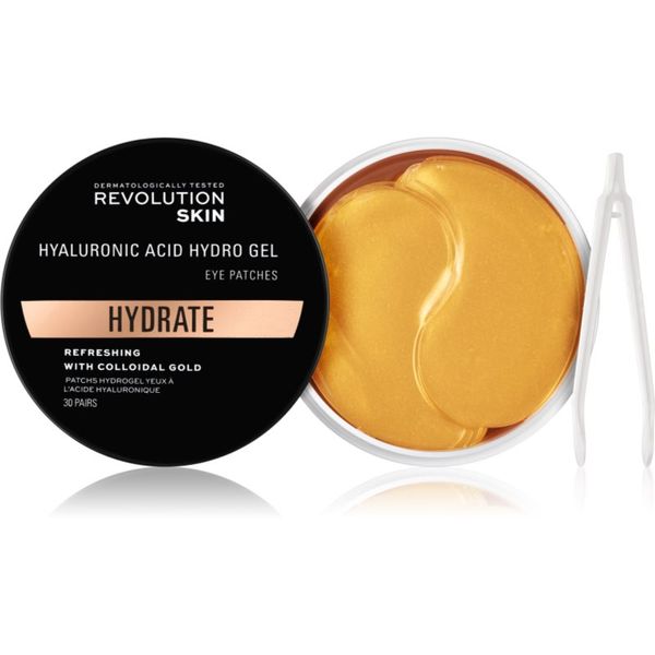 Revolution Skincare Revolution Skincare Gold Hydrogel hidrogel maska za predel okoli oči z zlatom 60 kos