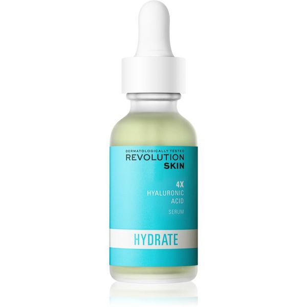 Revolution Skincare Revolution Skincare Hydrate 4X Hyaluronic Acid intenzivni vlažilni serum za obraz 30 ml