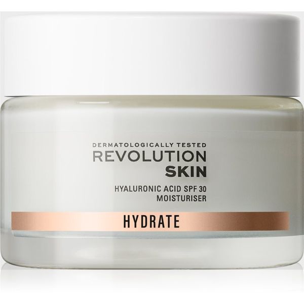Revolution Skincare Revolution Skincare Hydrate Hyaluronic Acid vlažilna krema za obraz SPF 30 50 ml