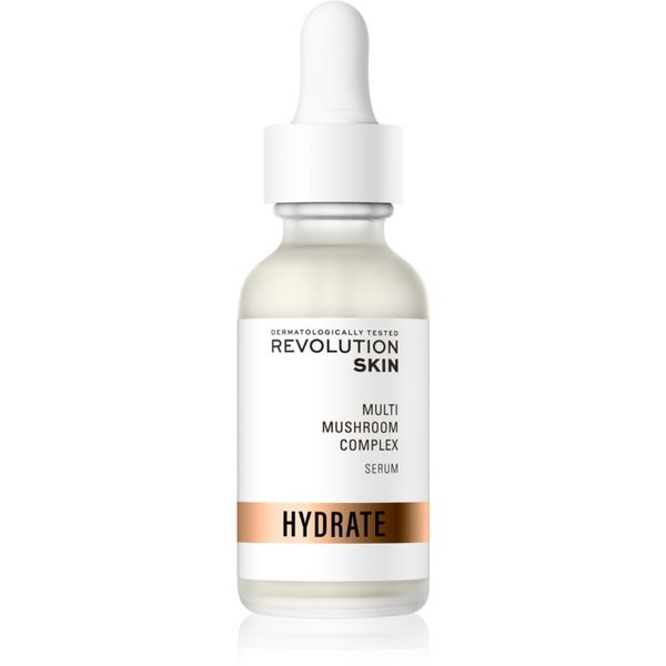 Revolution Skincare Revolution Skincare Hydrate Multi Mushroom Complex globinsko hranilni in vlažilni serum za osvetlitev kože 30 ml