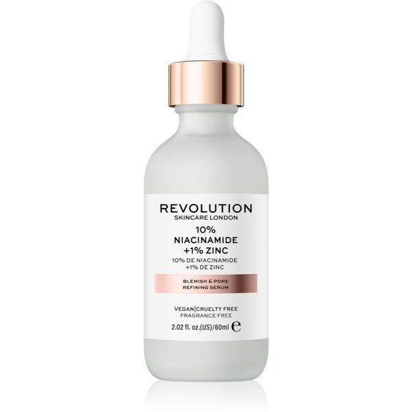 Revolution Skincare Revolution Skincare Niacinamide 10% + Zinc 1% serum za razširjene pore 60 ml