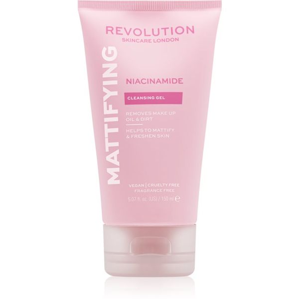 Revolution Skincare Revolution Skincare Niacinamide Mattify matirajoči čistilni gel 150 ml