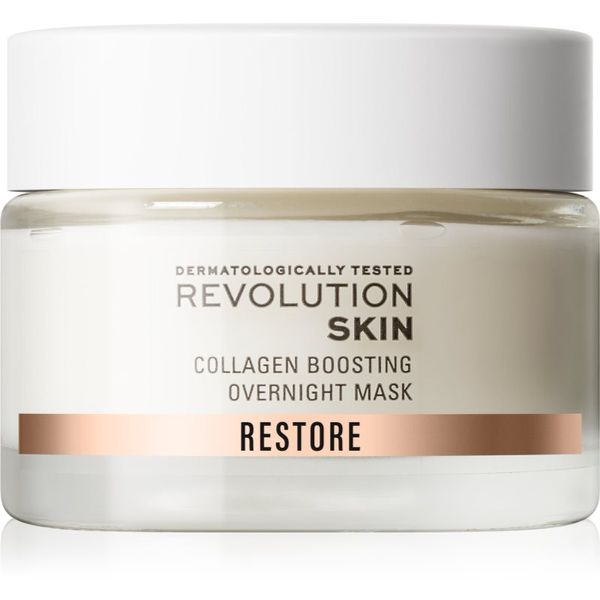 Revolution Skincare Revolution Skincare Restore Collagen Boosting obnovitvena nočna kremasta maska za podporo proizvajanju kolagena 50 ml