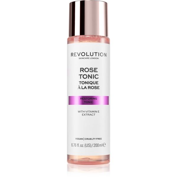 Revolution Skincare Revolution Skincare Rose Tonic tonik za obraz z vrtnično vodo 200 ml