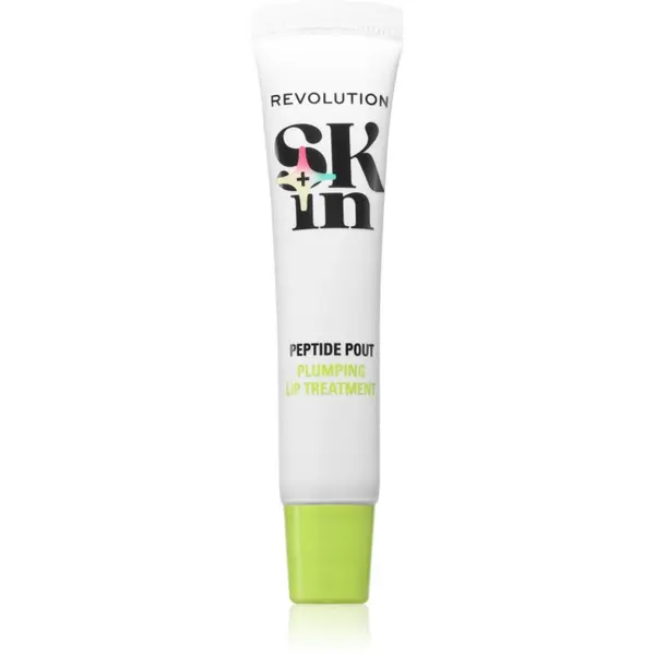 Revolution Skincare Revolution Skincare Skindividual Go Gentle Peptide Pout Plumping Lip Treatment vlažilni balzam za ustnice z učinkom povečanja 15 ml
