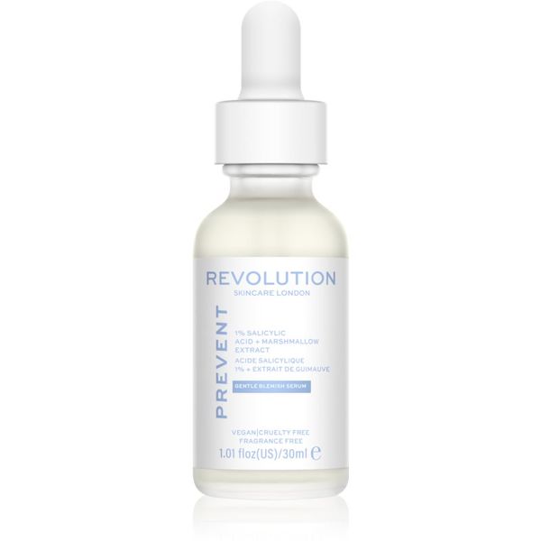 Revolution Skincare Revolution Skincare Super Salicylic 1% Salicylic Acid & Marshmallow Extract serum za zmanjšanje razširjenih por in temnih madežev 30 ml