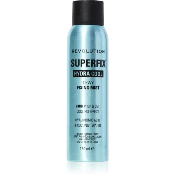 Revolution Revolution Superfix Hydra Cool pršilo za fiksiranje make-upa z vlažilnim učinkom 150 ml
