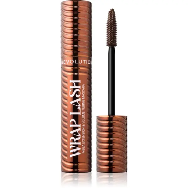 Revolution Revolution Wrap Lash Tubing maskara za podaljšanje, vihanje in volumen trepalnic odtenek Brown 8.5 ml