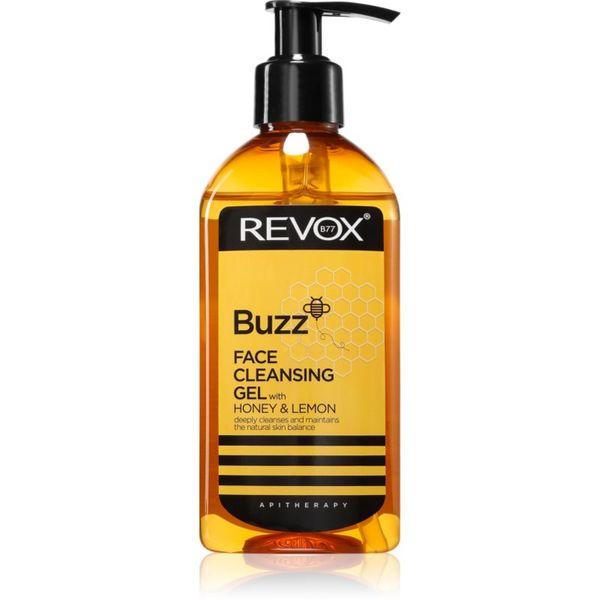 Revox B77 Revox B77 Buzz Face Cleansing Gel poživitveni čistilni gel za obraz Lemon & Honey 180 ml