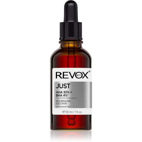 Revox B77 Revox B77 JUST AHA 30% + BHA 4% gladilni eksfoliacijski serum za obnovo površine kože 30 ml