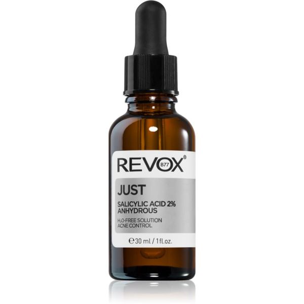 Revox B77 Revox B77 Just Salicylic Acid 2% Anhydrous eksfoliacijski piling serum za obraz 30 ml